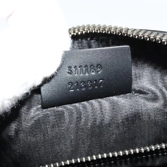 GUCCI SEGA Collaboration Shoulder Bag Leather Black 511189 Auth BD1503AV - Picture 12 of 14